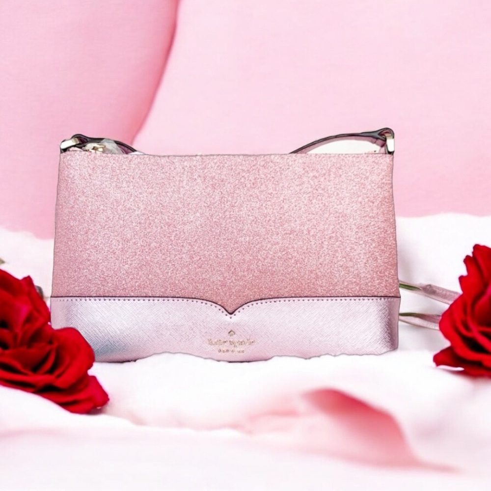 KATE SPADE GLIMMER SHOULDER BAG PINK NEW IN PACKAGE